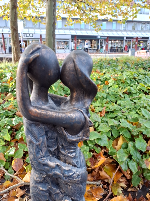 Lille skulptur til haven